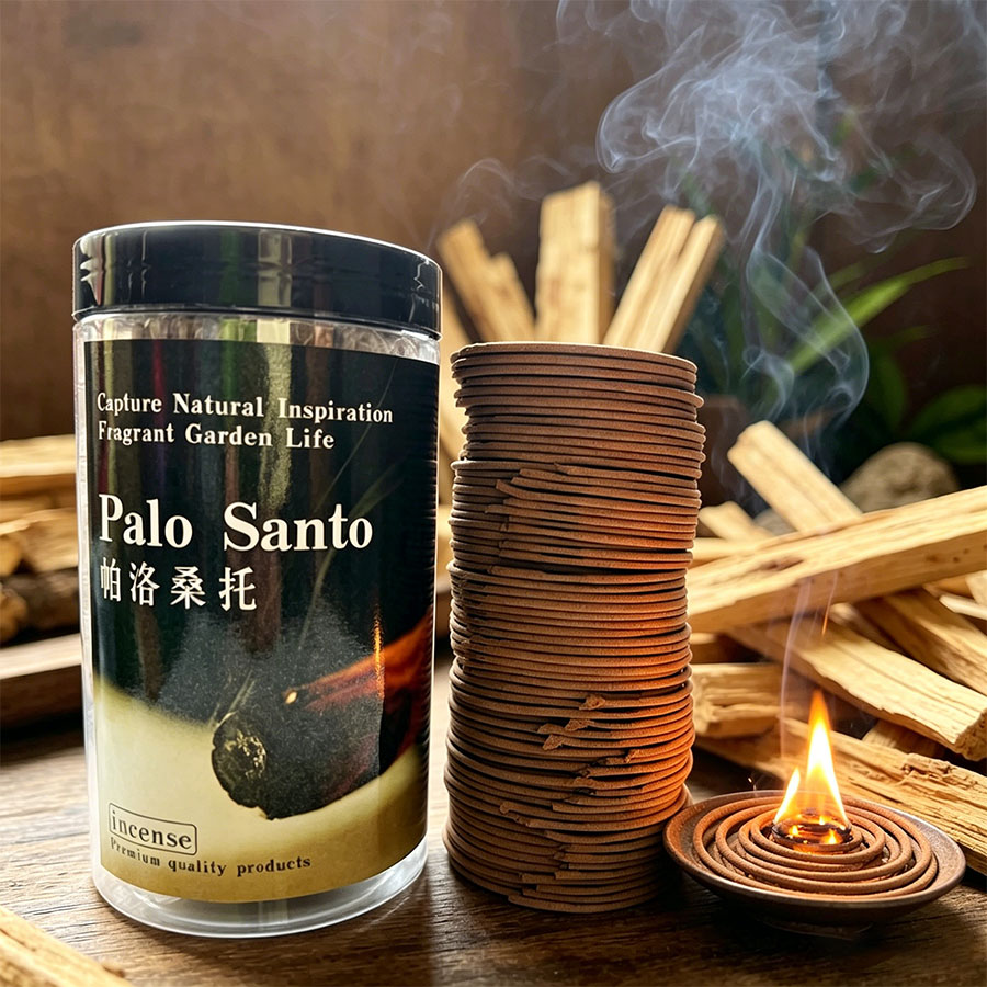 Home Fragrance Vanilla Cashmere - 120pcs Palosanto Holy Wood Incense Plate