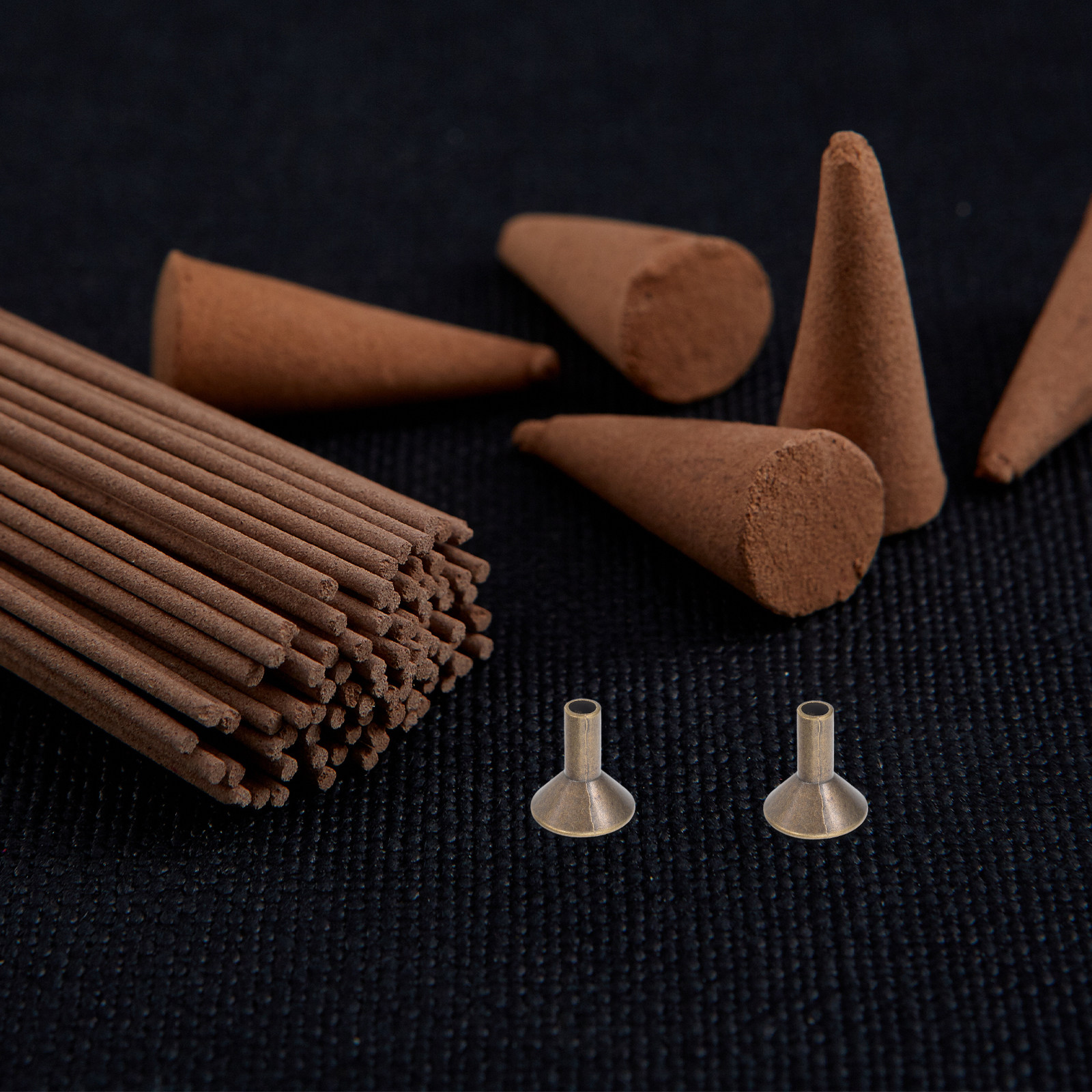 Incense Cone Holder - 8Pcs Metal Backflow Cone Incense Holder