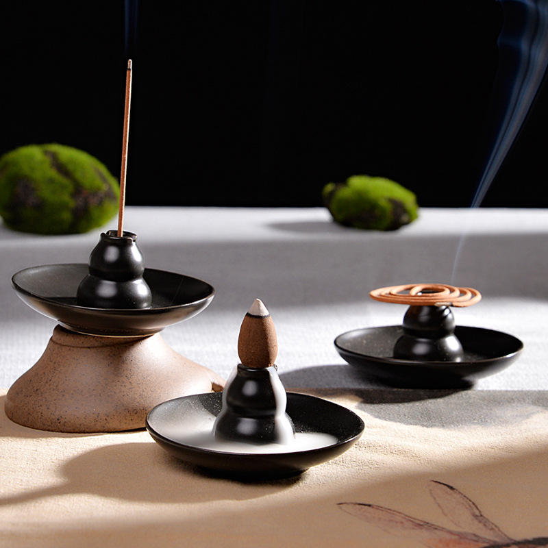 Black Multifunctional Backflow - огляд і ціна Incense Cone Holder