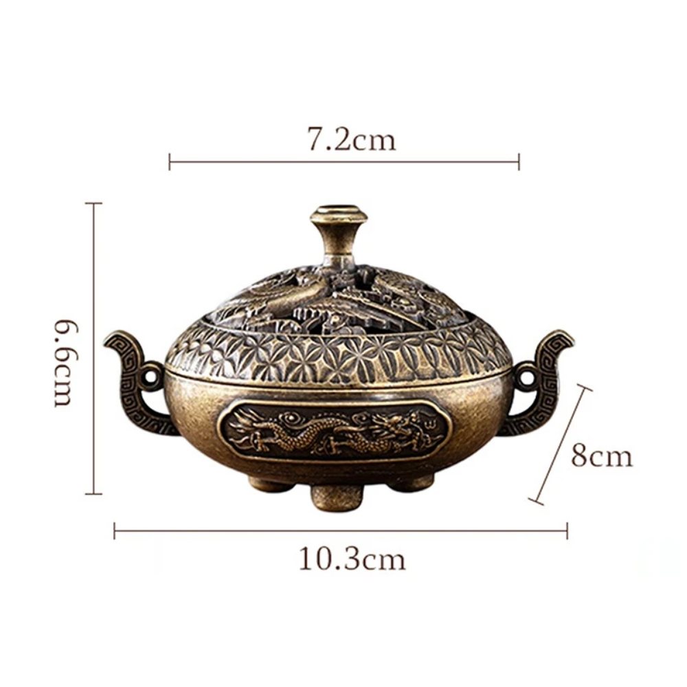Copper incense burner, Chinese - огляд і ціна Home Fragrance Vanilla Cashmere