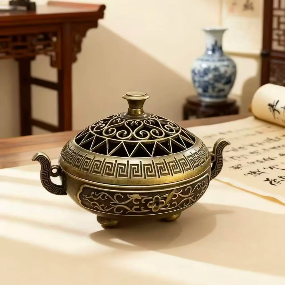 Copper incense burner, Chinese - огляд і ціна Home Fragrance Vanilla Cashmere