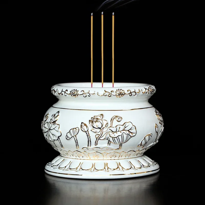 1pc Chinese White Lotus Cerami - огляд і ціна Home Fragrance White Lotus