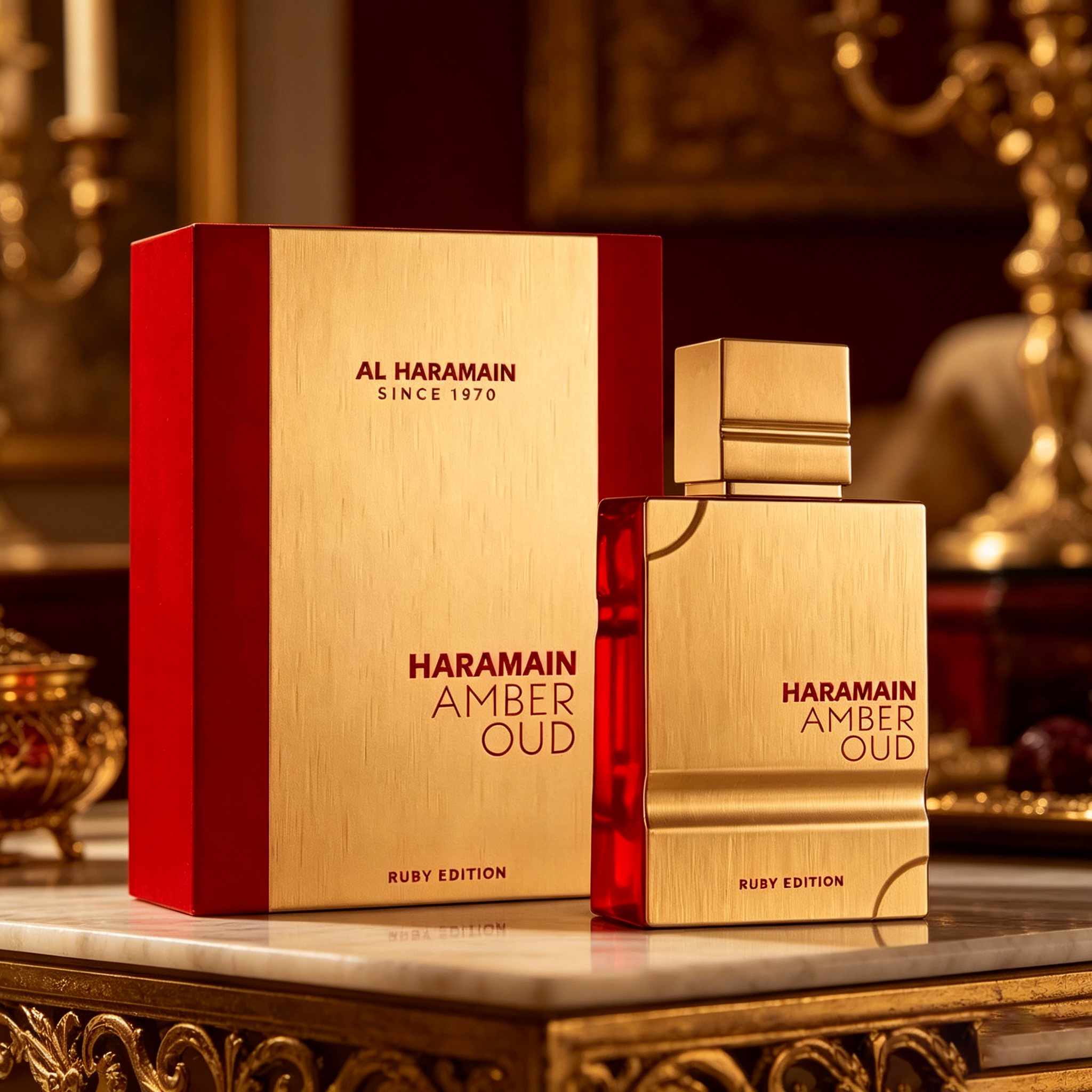 Al Haramain Amber Oud Ruby Edi - огляд і ціна Home Fragrance Red Wine