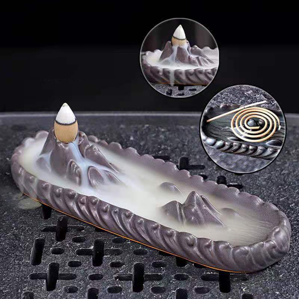 Backflow Incense Burner Censer - огляд і ціна Incense Cone Holder