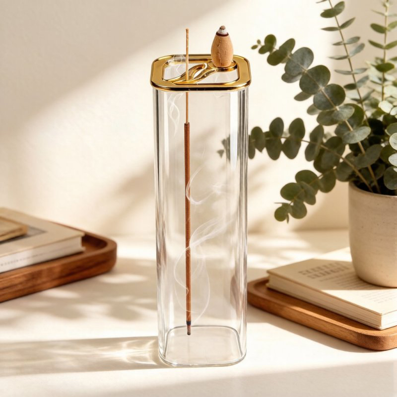 Metal Glass Dual Incense Burne - огляд і ціна Incense Cone Holder