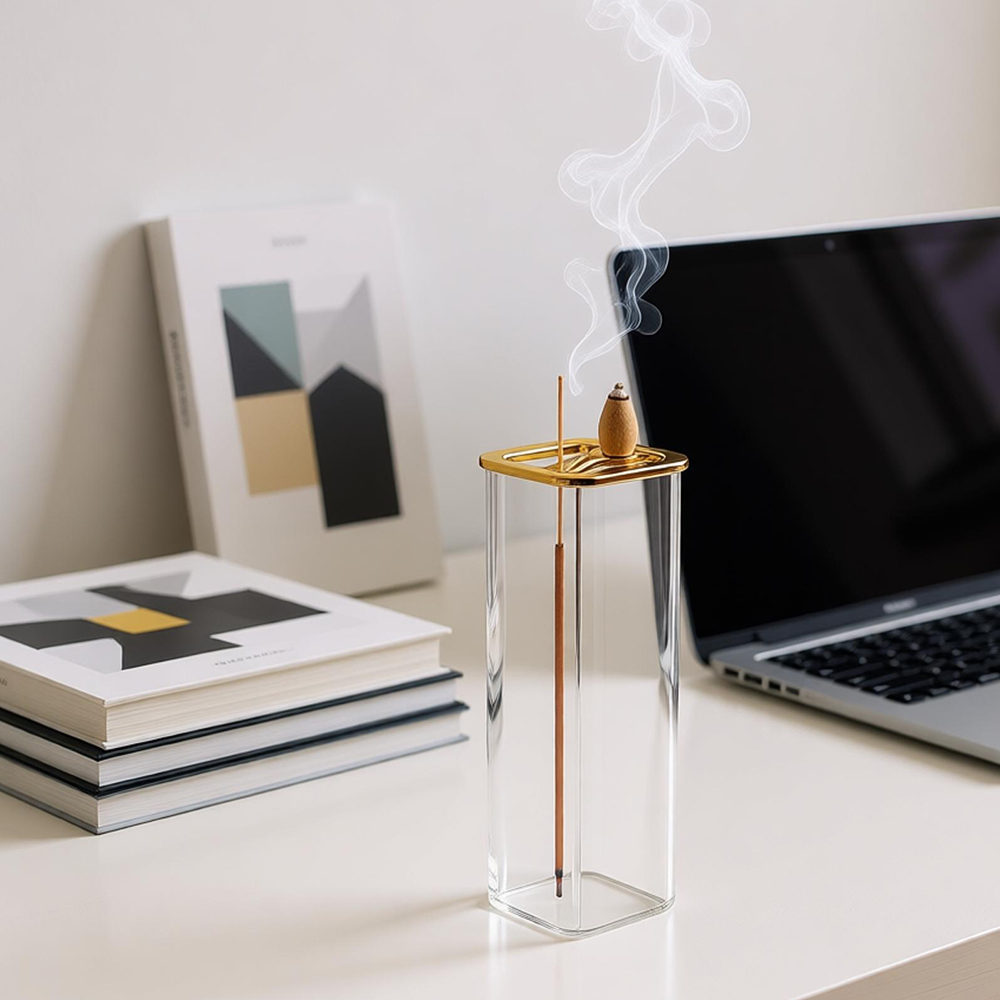 Metal Glass Dual Incense Burne - огляд і ціна Incense Cone Holder