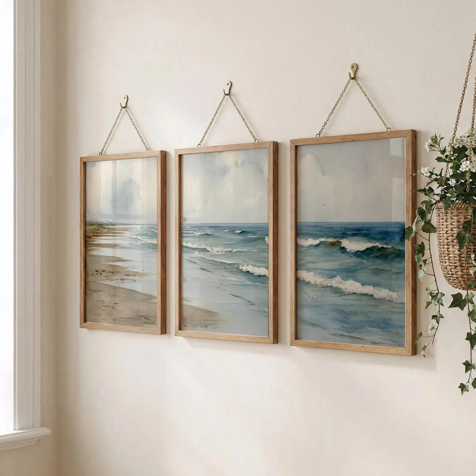 Watercolor Neutral Beach Canva - огляд і ціна Home Fragrance Ocean Breeze