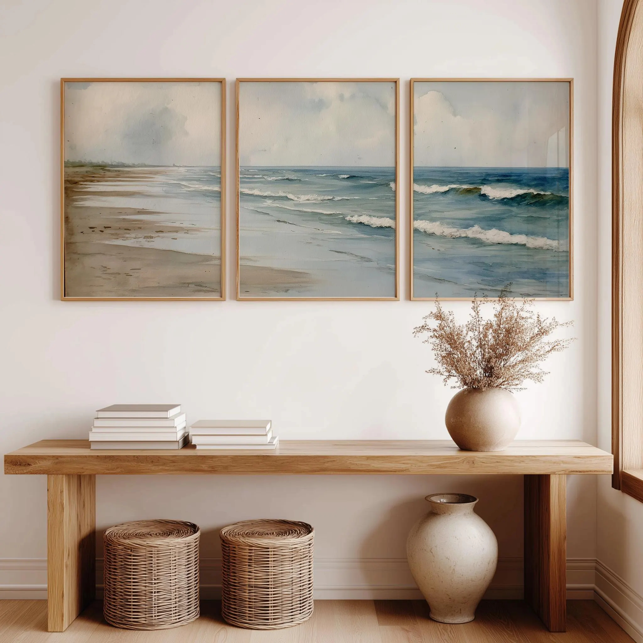 Watercolor Neutral Beach Canva - огляд і ціна Home Fragrance Ocean Breeze