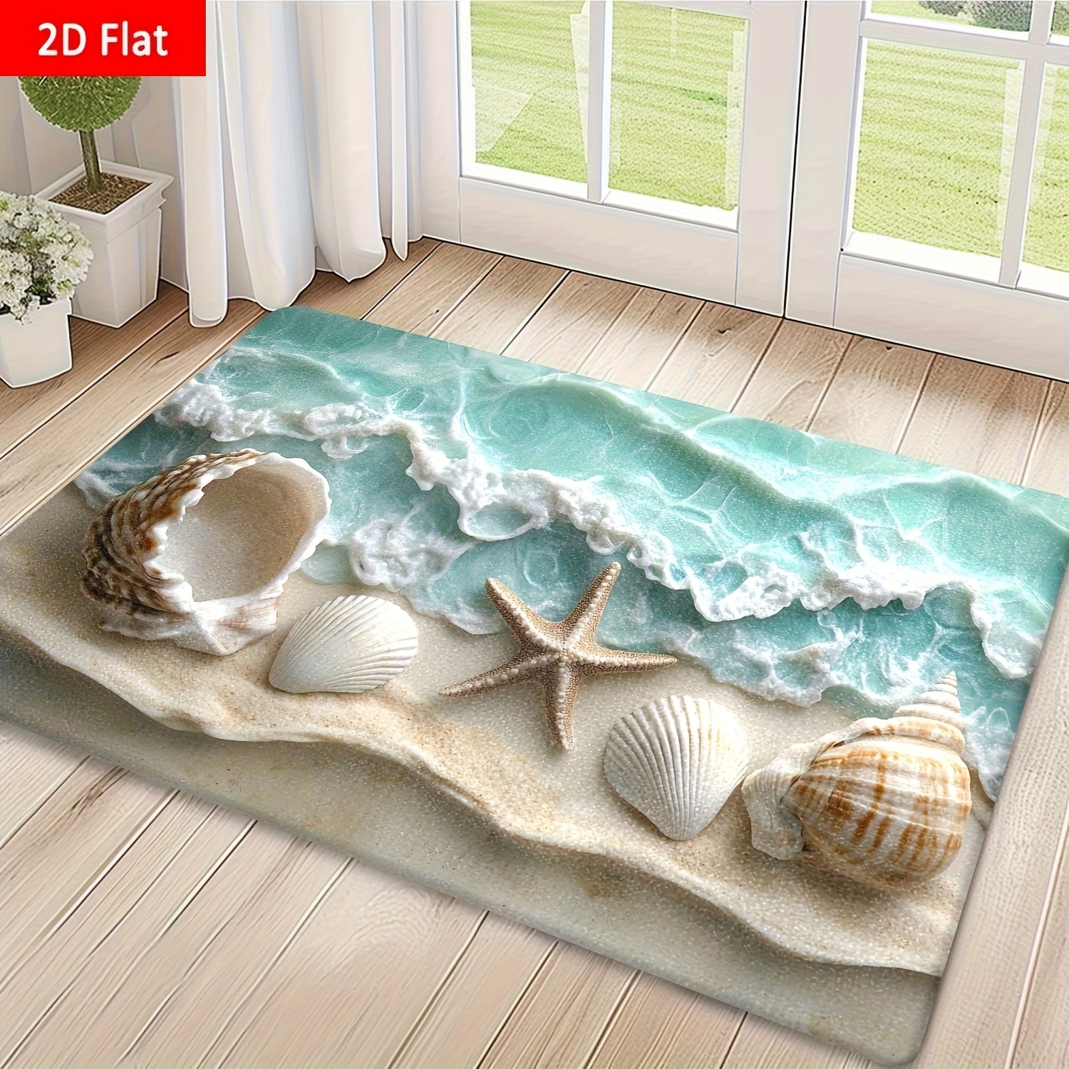 1pc 2D Flat Print Ocean Waves  - огляд і ціна Home Fragrance Ocean Breeze