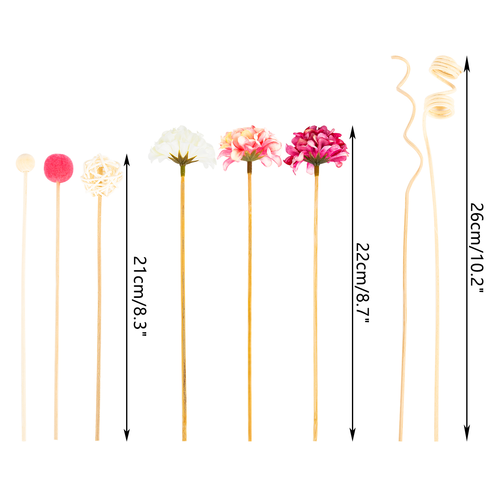 NEW 10PCS Pink Hydrangea Flowe - огляд і ціна Home Fragrance Stick