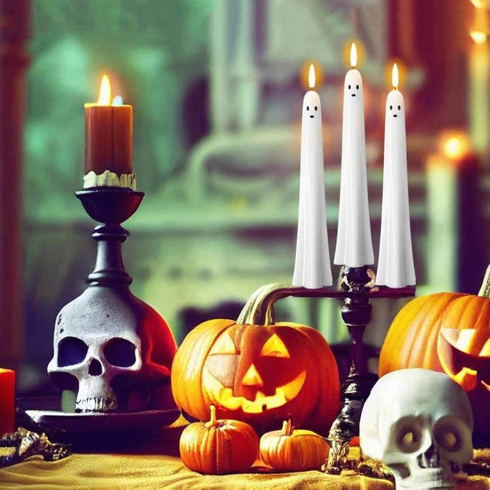 F5 Ghost Shaped Ghost Taper Ca - огляд і ціна Beeswax Taper Candle