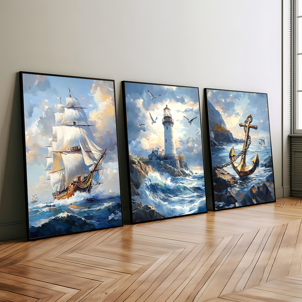 1PC/3PCS Landscape Sailboat Oc - огляд і ціна Home Fragrance Ocean Breeze