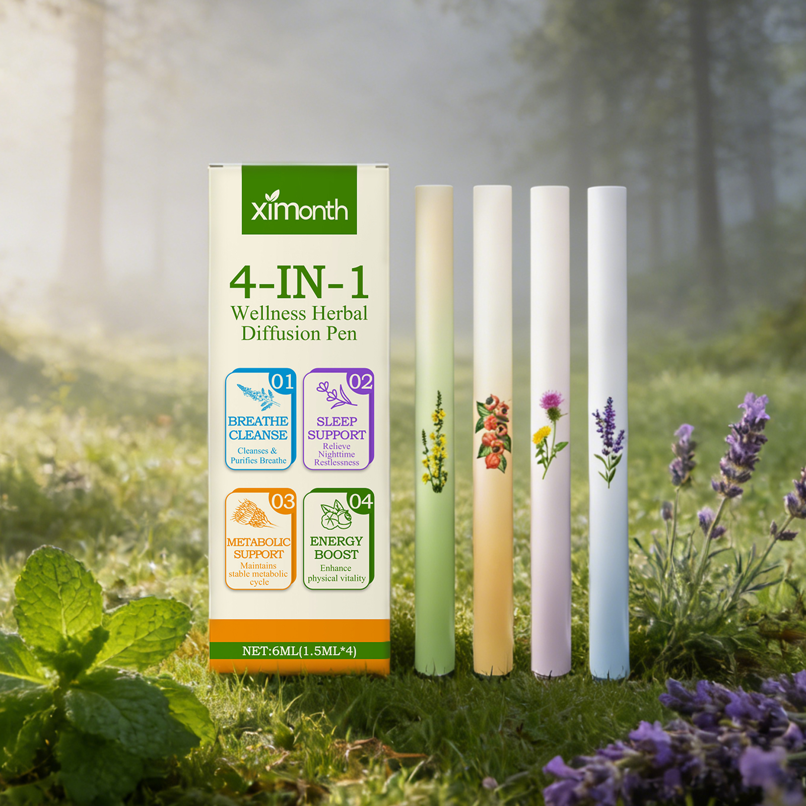 4 In 1 Air Freshening Pen Herb - огляд і ціна Home Fragrance Stick