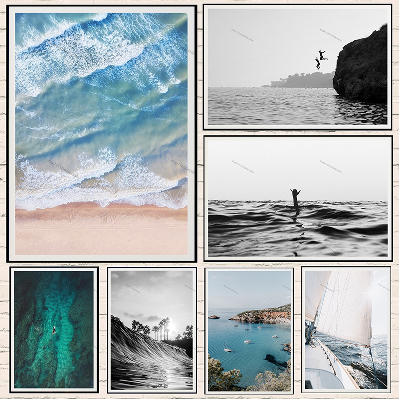 Beach Cliff Jump Ocean Waves B - огляд і ціна Home Fragrance Ocean Breeze