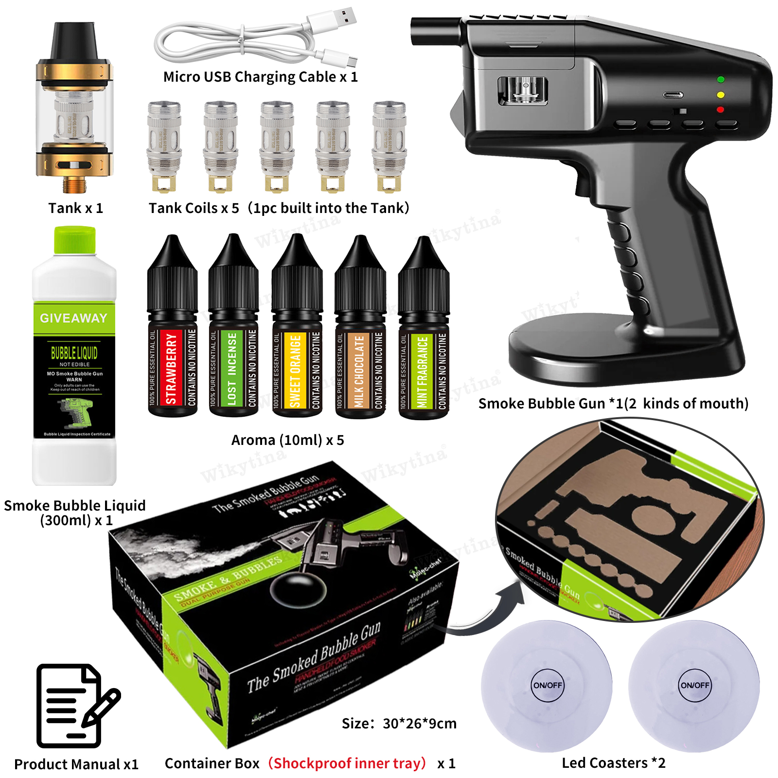 USB Rechargeable Cocktail Smok - огляд і ціна Home Fragrance Aroma Set