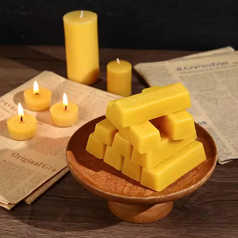4/8pcs Pure Beeswax Blocks, Hi - огляд і ціна Beeswax Taper Candle