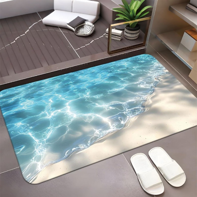 Blue Ocean Wave Pattern Bath M - огляд і ціна Home Fragrance Ocean Breeze