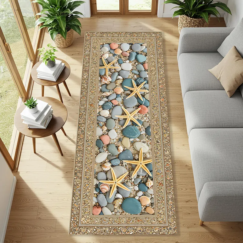 Abstract Ocean Runner Rug Coas - огляд і ціна Home Fragrance Ocean Breeze