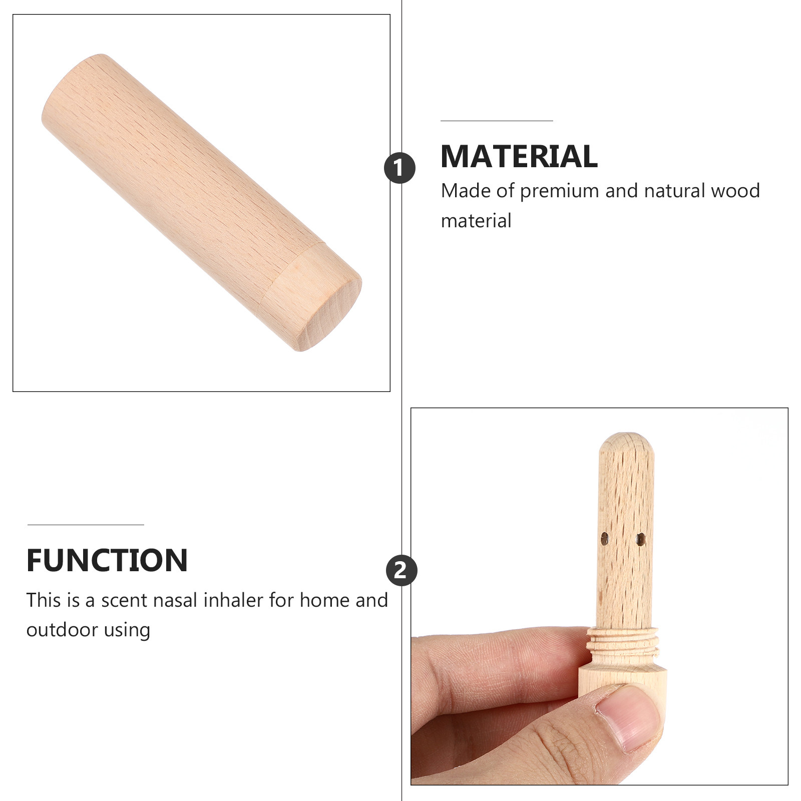 1Pcs Wooden Scent Nasal Inhale - огляд і ціна Home Fragrance Stick